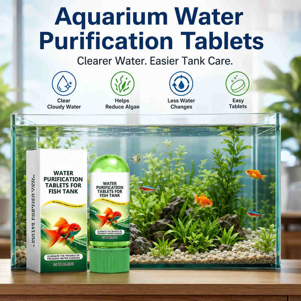 Aquarium-Specific Water Purification Tablets – Clearer Water, Easier Tank Care-AFF