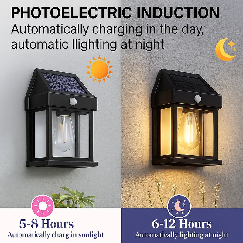 Solar Outdoor Wall Lights with Motion Sensor☀️ detail view