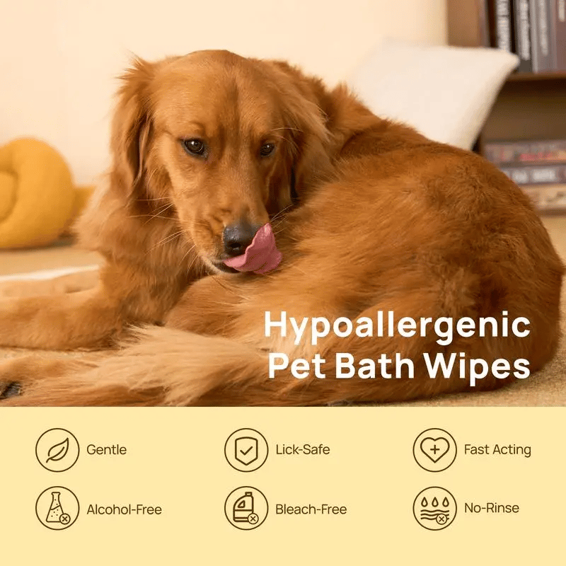 20Pcs Deodorizing Pet Glove Wipes