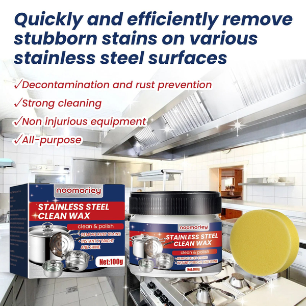 🏆Flash Sale⚡ 70K+ SOLD! Magical Nano-Technology Stainless Steel Cleaning Paste-SURFACE SAFE, NO RESIDUE