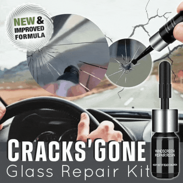 💥LAST DAY 46% OFF 🚗Cracks Gone Glass Repair Kit (New Formula)