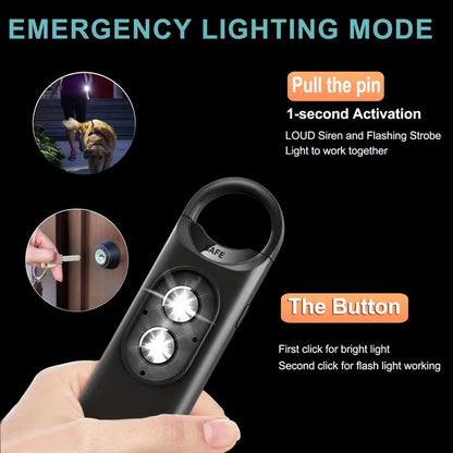 The Original Personal Safety Alarm for Women, Strobe Light and Key Chain in a Variety of Colors