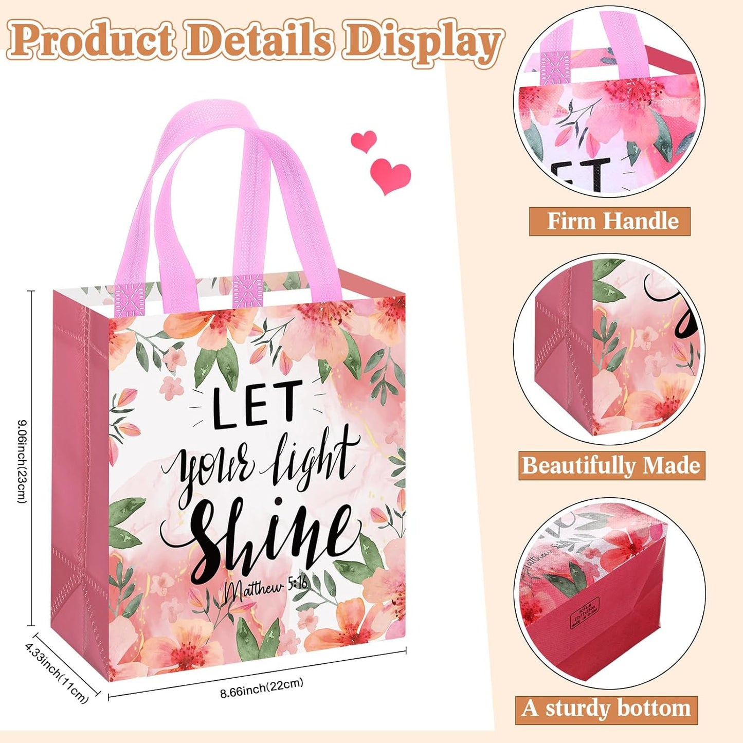 ✝️Christian Gifts: Inspirational Bible Verse Gift Bags – Inspire Your Faith Journey🌸