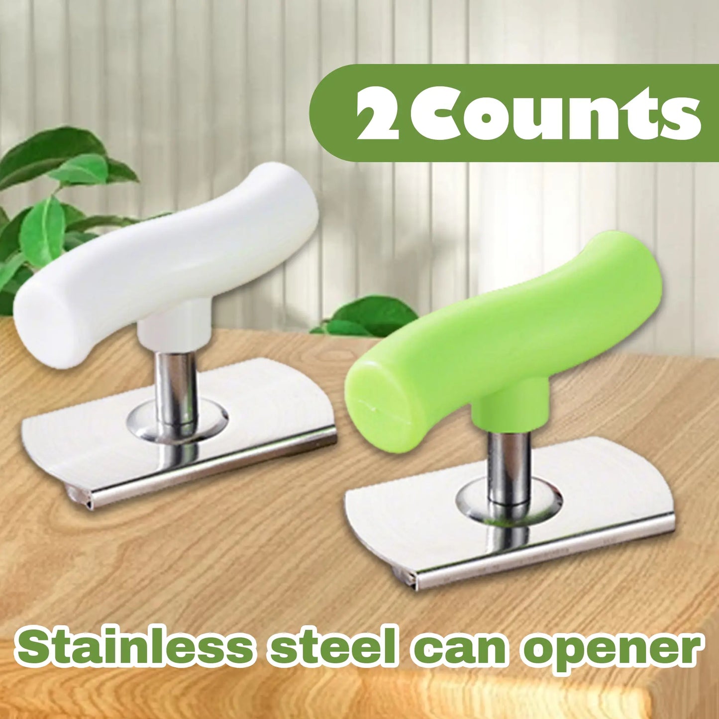 Stainless Steel Jar Openers for Easy Opening, Kitchen Gadget - Effortless Opening for Mason Jars & Pasta Sauce Cans
