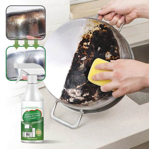 Fly Cleanse Multi-Purpose Kitchen Grease Cleaner Powerful cleaner for stoves, ovens, microwaves, and Griddles